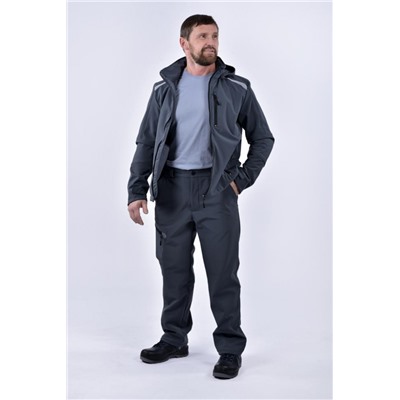 Костюм охотничий рыболовный на молнии (Серый)