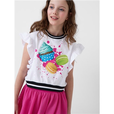 Джемпер трикотажный для девочек (футболка)