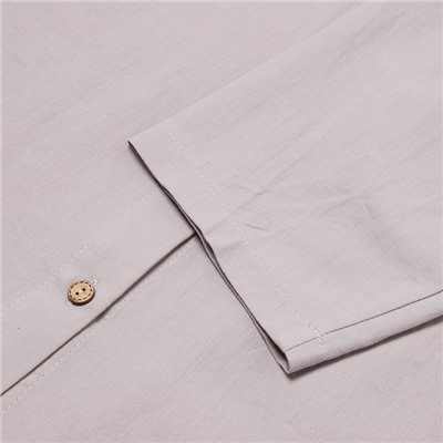 Пижама женская (рубашка, шорты) KAFTAN, размер 40-42, серая