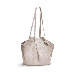 Женская сумка-тоут, цвет жемчужно-серый