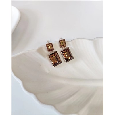 Серьги с кристаллами Swarovski