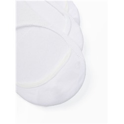 Носки-подследники с компрессией, размер 39-41, белые