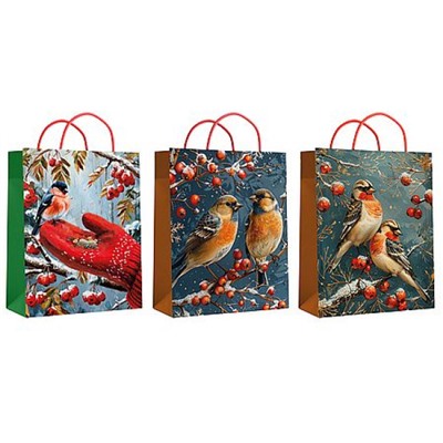 Пакет бумажный 18х23х10 см "Птицы" ламин. 72699 Centrum