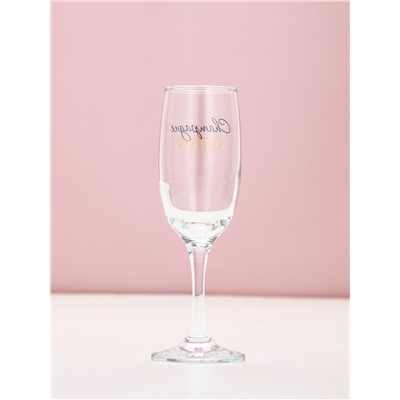 Подарочный набор GRL Power, гель для душа и бокал для шампанского, Чистое Счастье