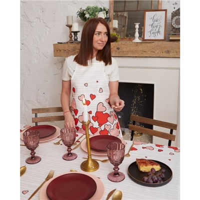 Фартук «Этель» Cat's love 60×65 см, 100% хлопок, саржа 190 г/м²