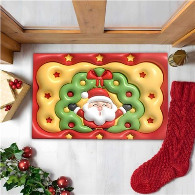 Придверный, универсальный и очень красивый коврик, противоскользящий, 40х60см