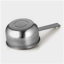 Ковш, 2.1 л, d=18 см, с длинной ручкой, нержавеющая сталь