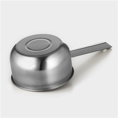 Ковш, 2.1 л, d=18 см, с длинной ручкой, нержавеющая сталь