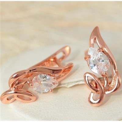 Серьги позолота H01-15277