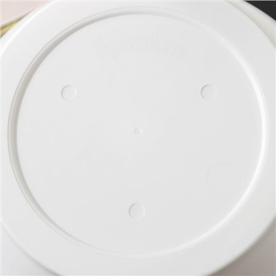 Горшок для цветов с поддоном «Антик», 3.6 л, d=22 см, цвет белый