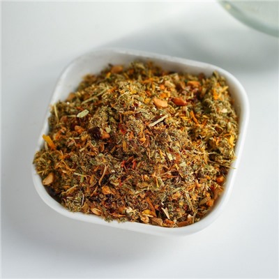 Ягодно-травяной чай «Медовый»: цветы липы, шиповник, лист малины, цветочная пыльца, прополис, цветы календулы, 50 г.