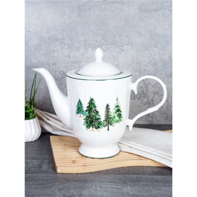 Чайник заварочный 1400 мл новогодний / KY-3061 /уп 18/