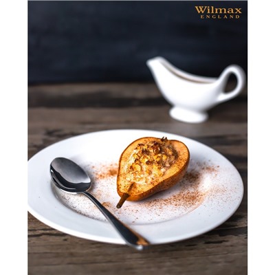 Тарелка обеденная Wilmax Stella Pro, d=27 см, фарфор, белая
