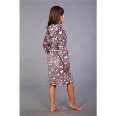 Халат "Пушинка" (Серый)