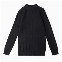 Свитер для мальчиков, цвет чёрный, рост 152-158 см