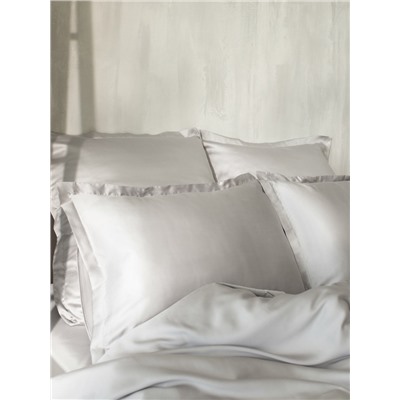 Простыня евро SL Home Tencel, 235×260 см, светло-серая, тенсель