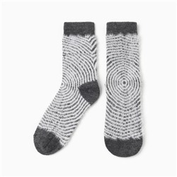 Носки женские махровые MINAKU, серые, размер 36-41