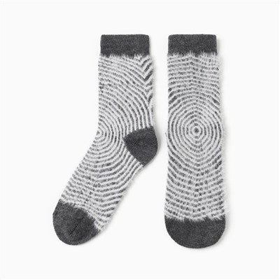 Носки женские махровые MINAKU, серые, размер 36-41
