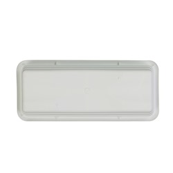 Ящик балконный для цветов, 6 л, 40×17×13.5 см, пластиковый, белый