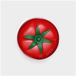 Таймер механический Доляна «Помидор», кухонный, 6.5×6.5 см, красный