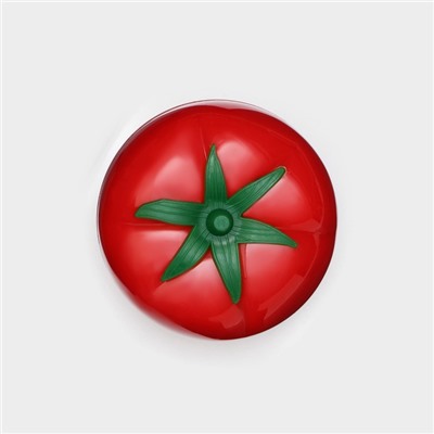 Таймер механический Доляна «Помидор», кухонный, 6.5×6.5 см, красный