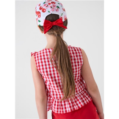 Кепка текстильная для девочек