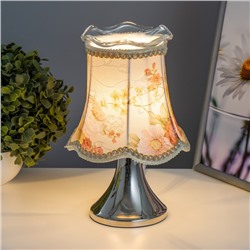 Аромасветильник сенсорный «Букет» G4 35 Вт серебро 16.5×16.5×25 см RISALUX