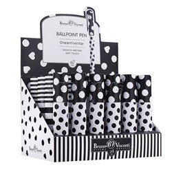 Ручка "DreamWrite. "Black&White" шариковая 0.7 мм, синяя, 3 вида