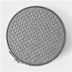 Форма для выпечки Доляна «Мрамор», 17×7 см, съёмное дно, антипригарное покрытие, серая