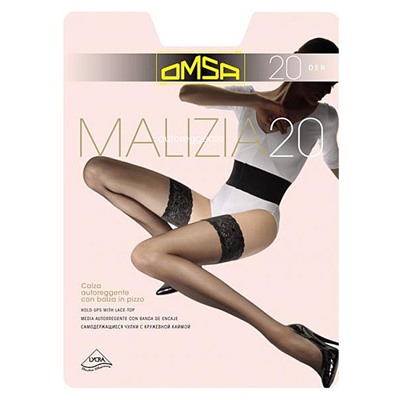 Чулки Omsa Malizia 20 den (bianco, 2)