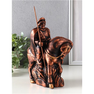 Фигура гипс «Казак на коне с пикой», 25×19×11 см