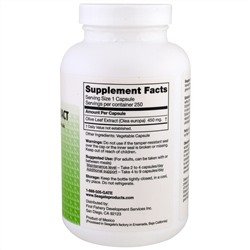 Seagate, Olive Leaf Extract, 450 mg, 250 V Capsules