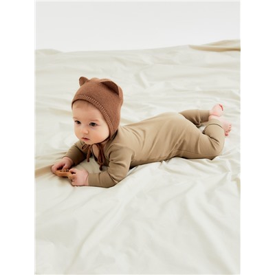 Комбинезон детский «Крошка Я» Baby Bear, рост 62-68, бежевый