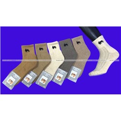 Термоноски махровый след женские из ВЕРБЛЮЖЬЕЙ шерсти арт. 1907