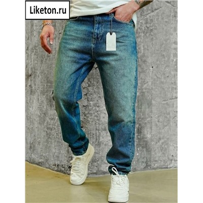 Джинсы бананы мужские