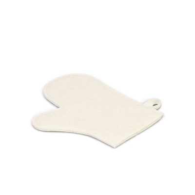 Набор для бани, 2 предмета, однотонные: шапка, рукавица, МИКС