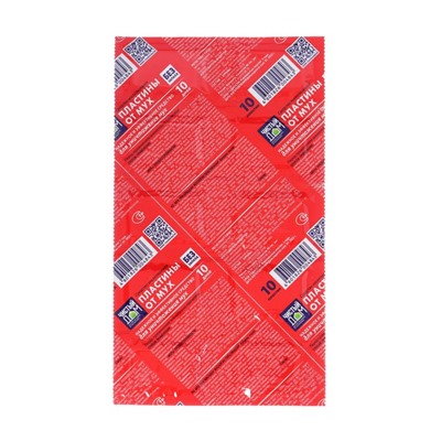 Пластины от мух и комаров «Чистый дом», без запаха, 10 шт.