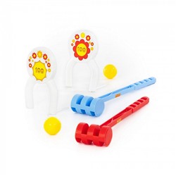 53442 цветн Набор игровой "Крокет", 6 элементов