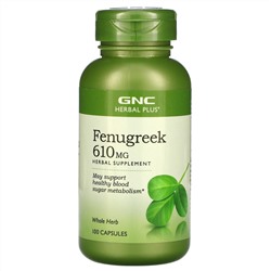 GNC, Fenugreek, 610 mg, 100 Capsules