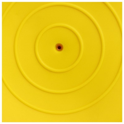 Массажный мяч ONLYTOP «Полусфера», d=16 см, жёлтый