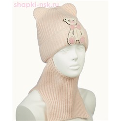 01-44-R Балаклава-шлем для девочки (48-50)