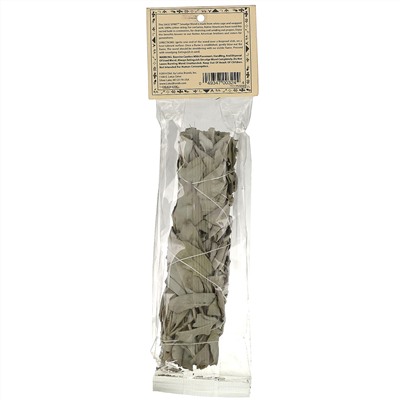 Sage Spirit, Native American Incense, белый шалфей, 6-7 дюймов