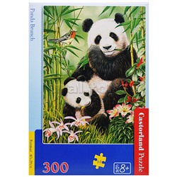 Пазлы 300 "Завтрак панд"