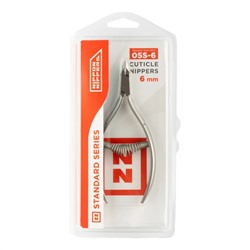 Nippon Nippers Кусачки маникюрные для кутикулы / Standard NN_NS-05S-6, спиральная пружина, ручная заточка, 6 мм 23830