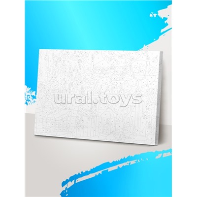 Картина по номерам "Новогодний интерьер" 30х40