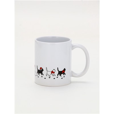 Кружка новогодняя керамическая «Замурчательного настроения», 320 мл