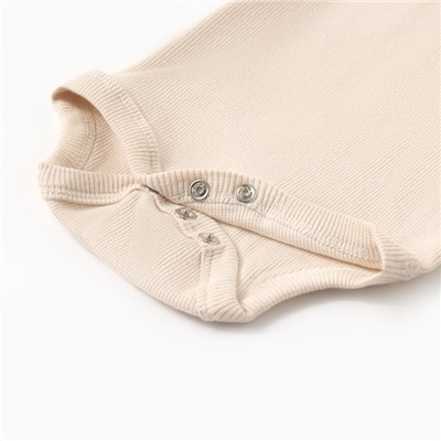 Боди - водолазка детская MINAKU, рост 68-74 см, светло-бежевое