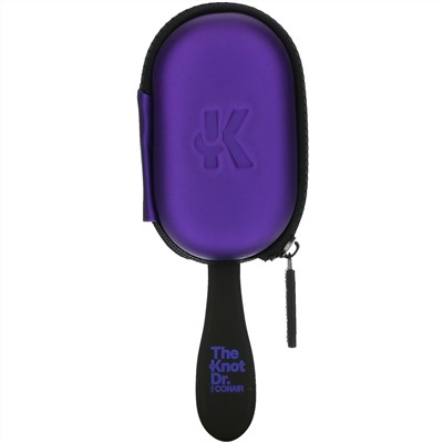 Conair, The Knot Dr., Pro Mini Wet & Dry Detangler, Purple, 2 Piece Set