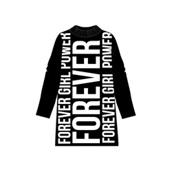 Платье трикотажное для девочек