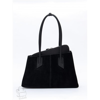 Сумка женская кожаная 6005L black Polina&Eiterou